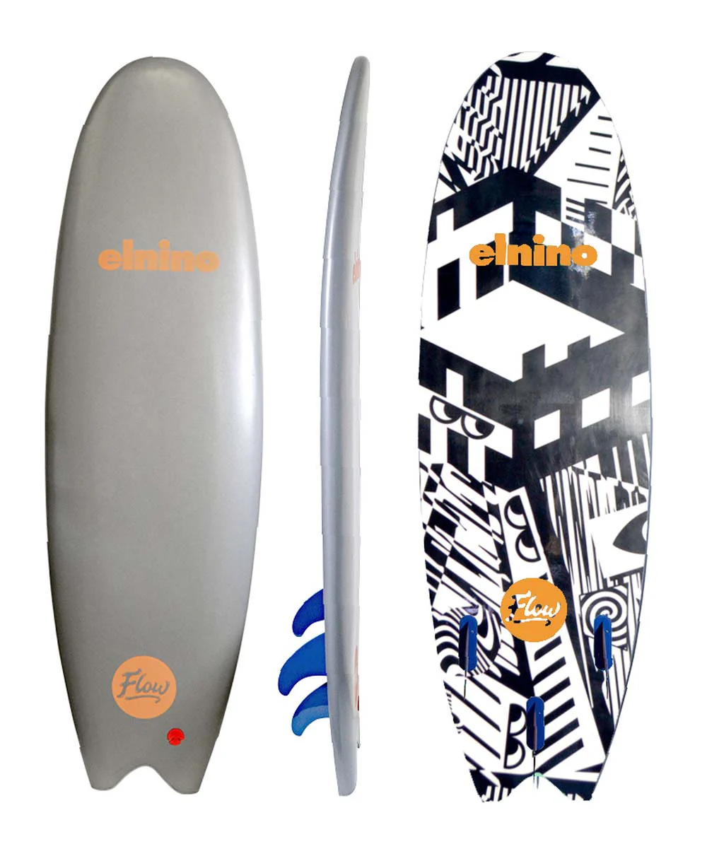 ELNINO 'FISH' SOFTBOARD 5'8 - Image 5