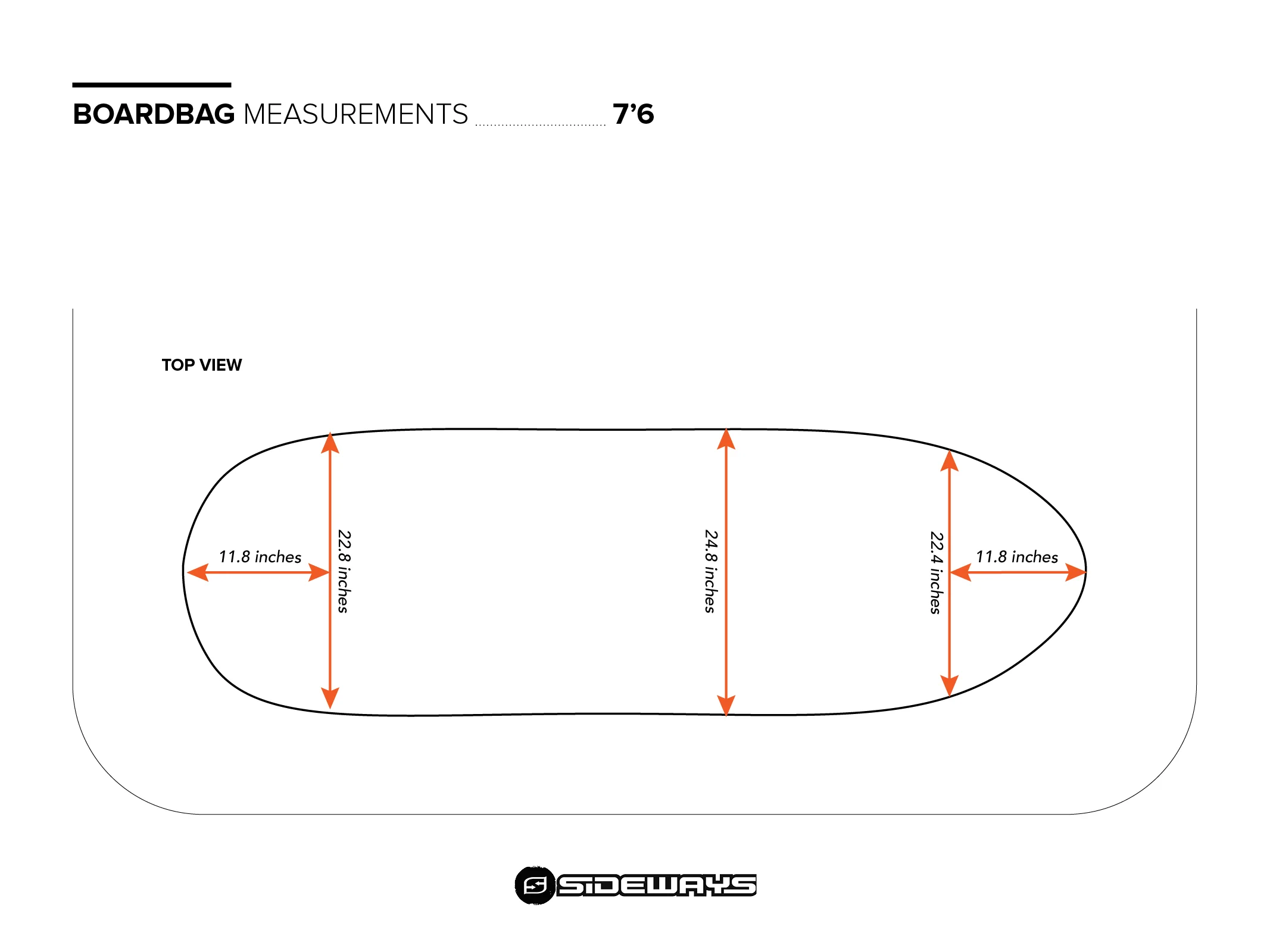 SIDEWAYS DELUXE MINI MAL SURFBOARD BAG - Image 5