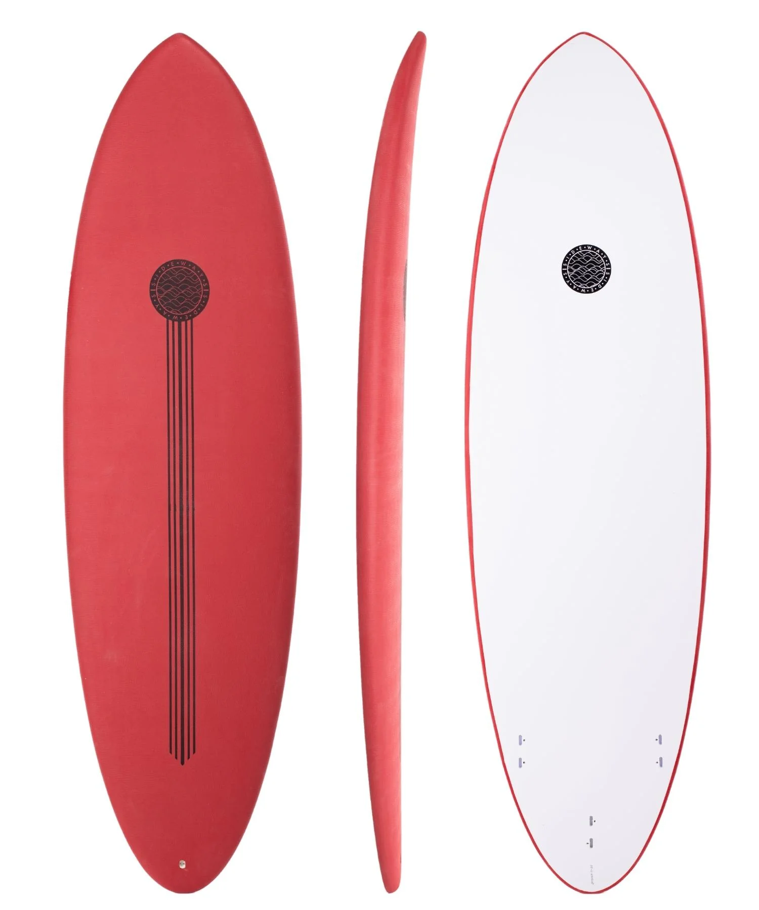 SIDEWAYS 'BEACH ROCKET' SOFTBOARD 6'6 - Image 3