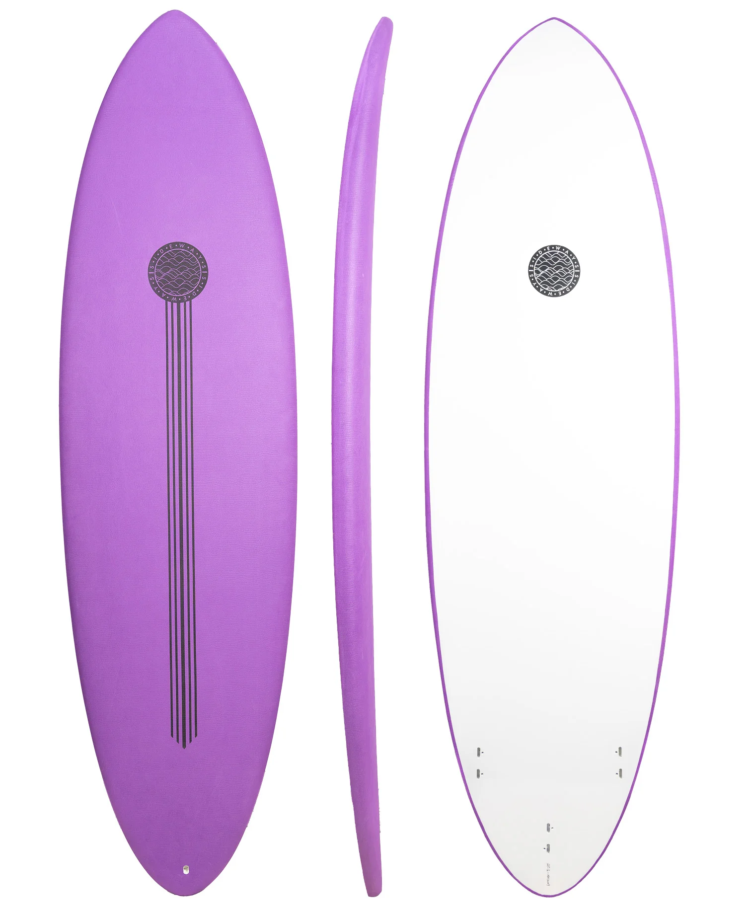 SIDEWAYS 'BEACH ROCKET' SOFTBOARD 6'6 - Image 9