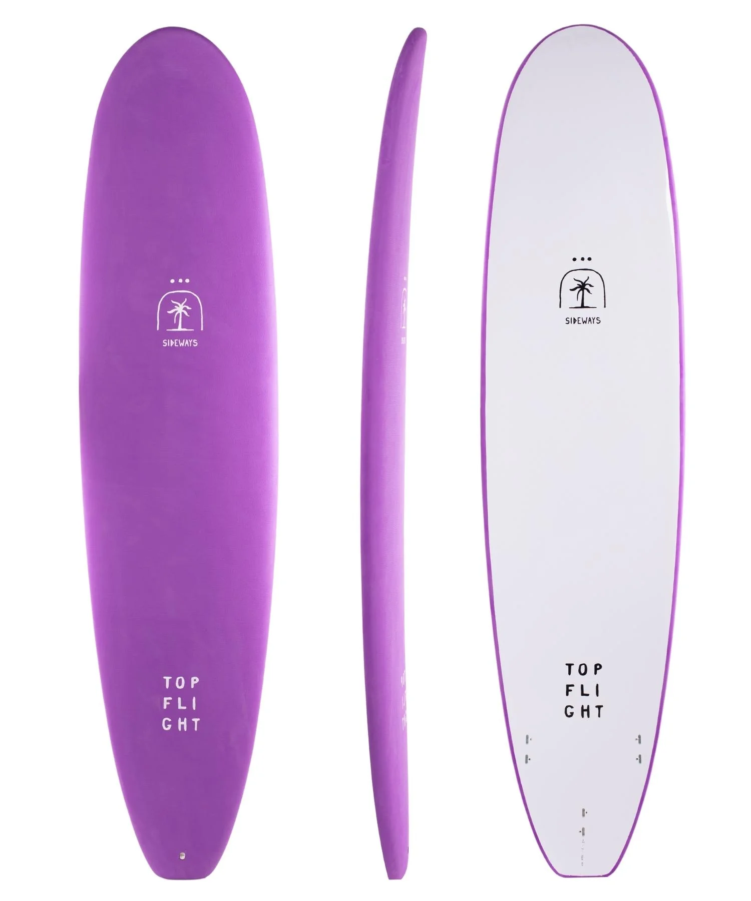 SIDEWAYS 'TOP FLIGHT' SOFTBOARD 7'6 - Image 5